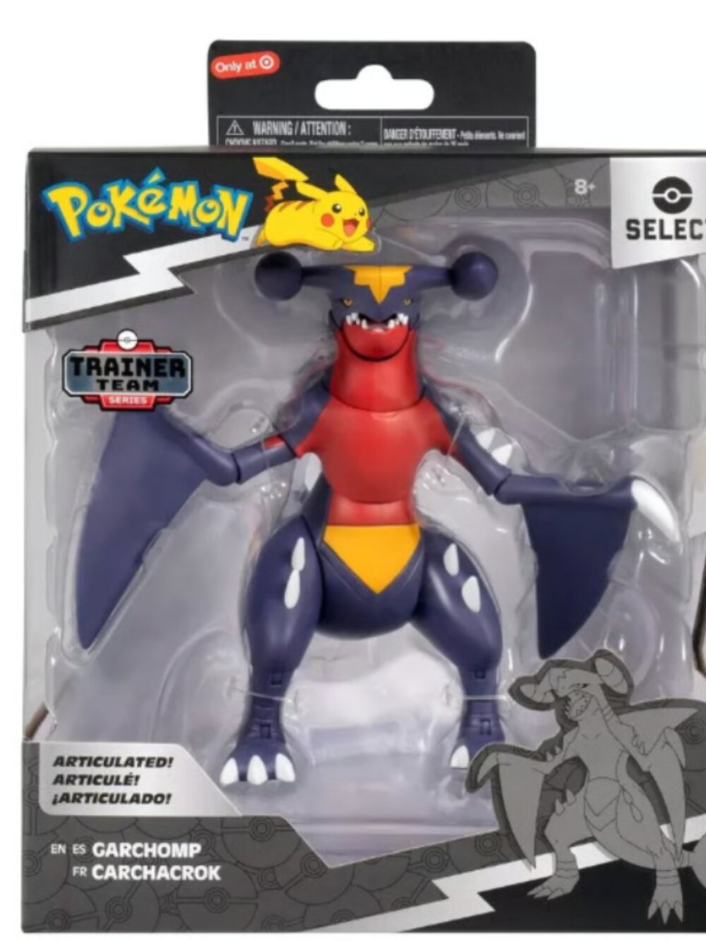 New Pokemon Select Series 11 Trainer Team Garchomp Collectible Action Figure